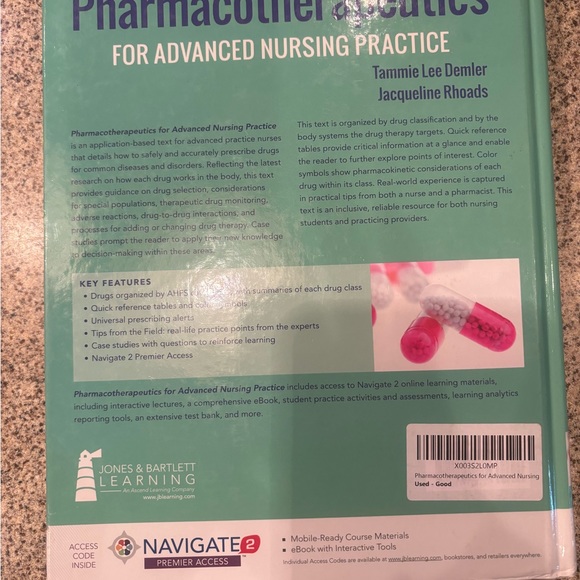 Pharmacotherapeutics for Advanced - Hard Cover Textbook, Demler Tammie Lee - Picture 2 of 4